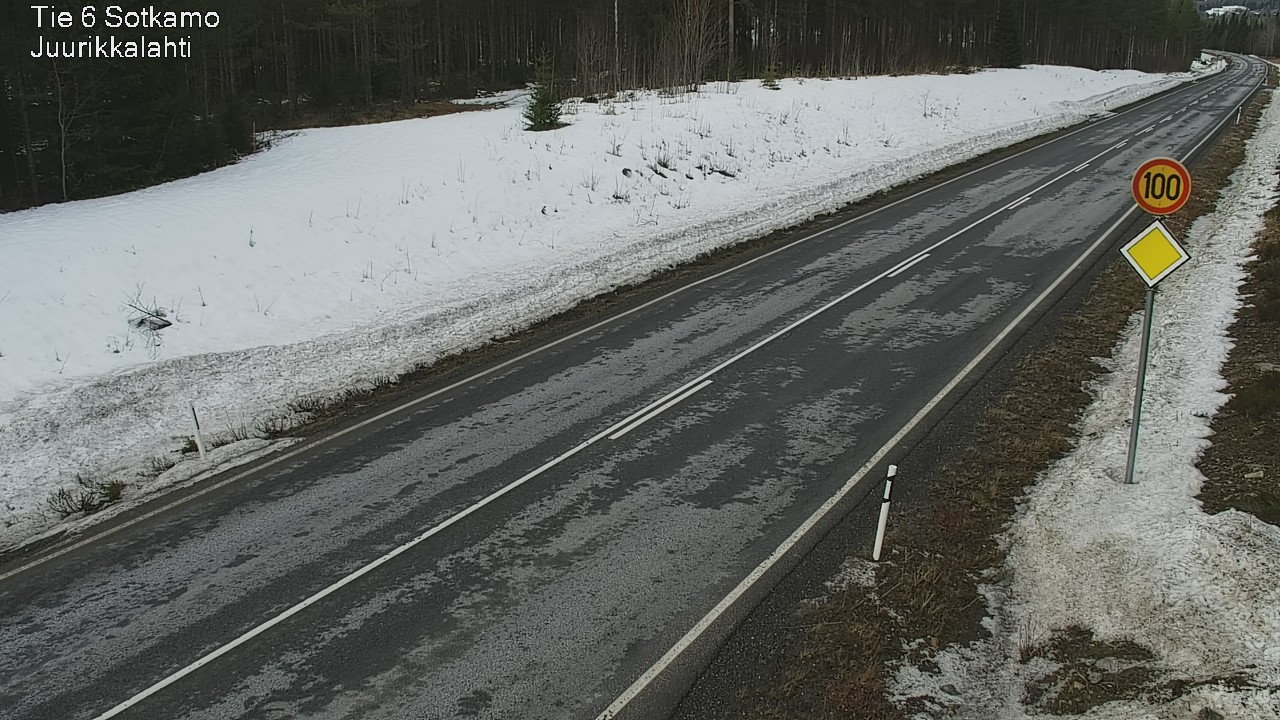 Weather Camera Image Road 6 Sotkamo, Juurikkalahti, Sotkamo, Kainuu