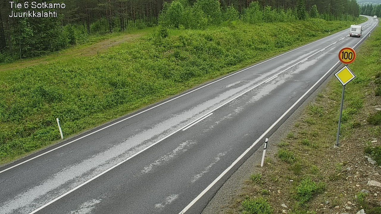 Weather Camera Image Väg 6 Sotkamo, Juurikkalahti, Sotkamo, Kainuu