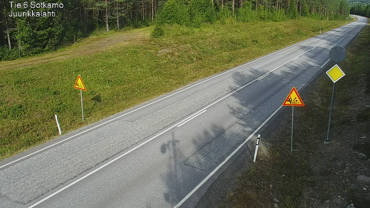 Weather Camera Image Väg 6 Sotkamo, Juurikkalahti, Sotkamo, Kainuu