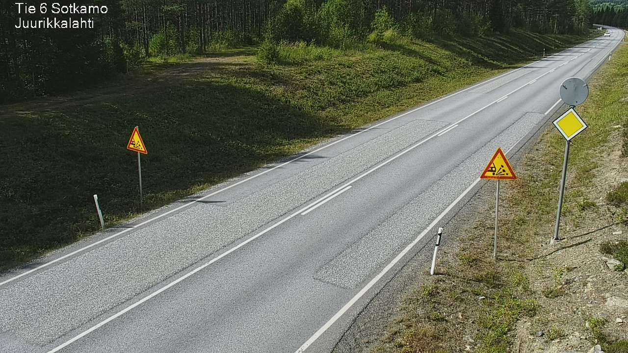 Weather Camera Image Road 6 Sotkamo, Juurikkalahti, Sotkamo, Kainuu