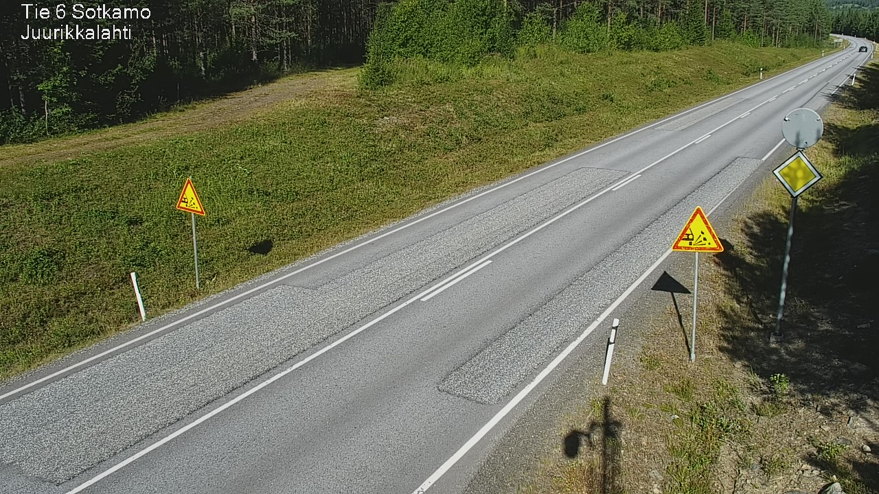 Weather Camera Image Väg 6 Sotkamo, Juurikkalahti, Sotkamo, Kainuu