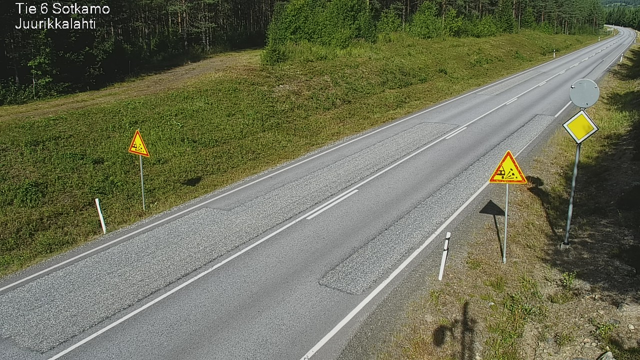 Weather Camera Image Väg 6 Sotkamo, Juurikkalahti, Sotkamo, Kainuu