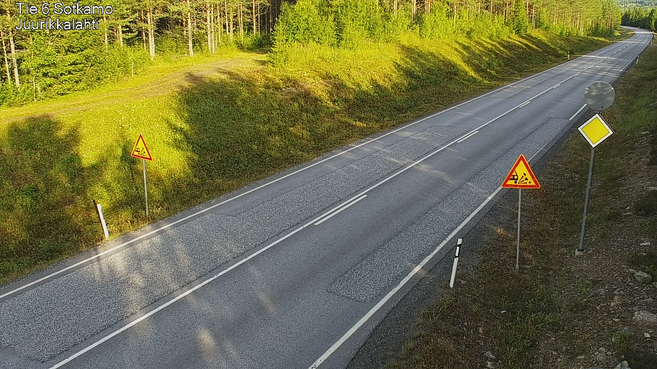 Weather Camera Image Väg 6 Sotkamo, Juurikkalahti, Sotkamo, Kainuu