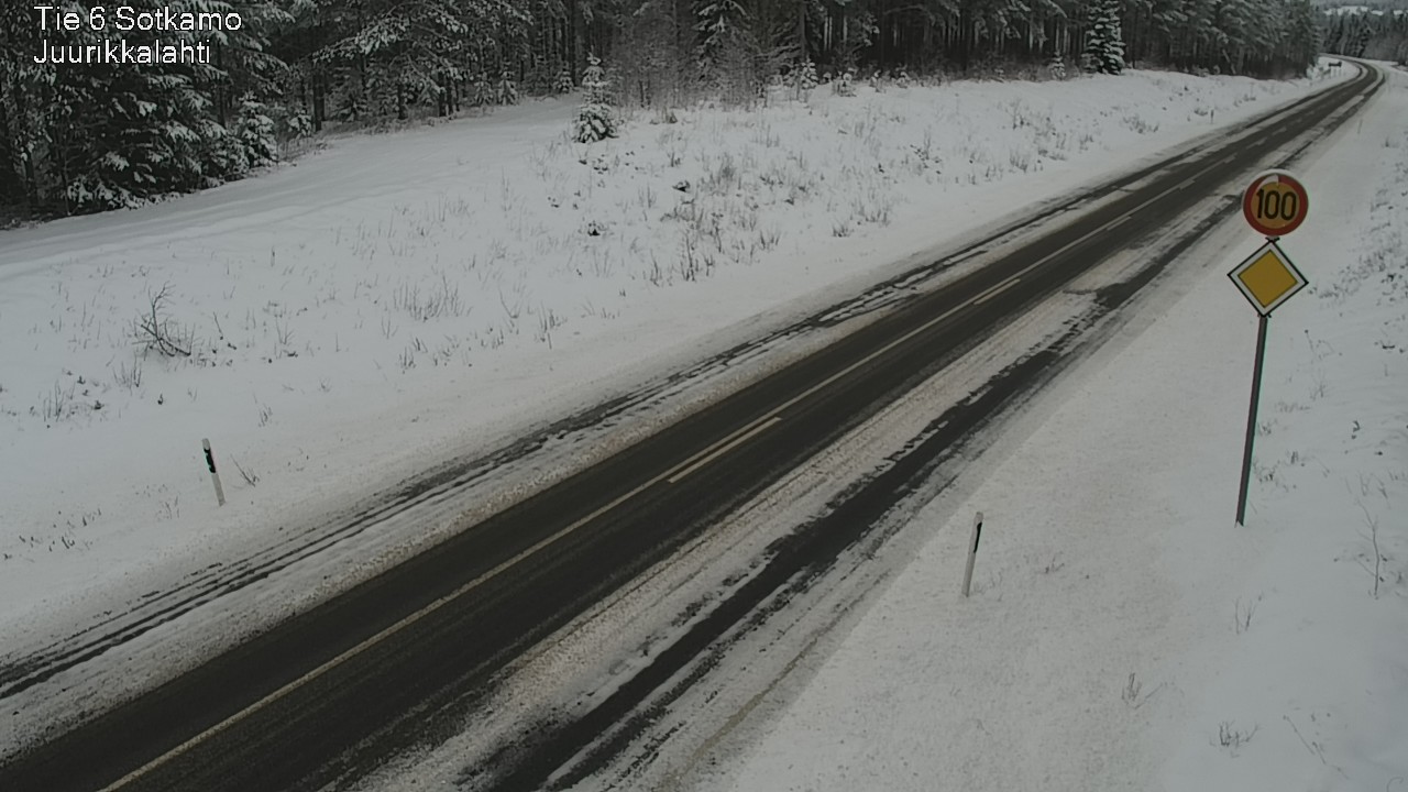 Weather Camera Image Väg 6 Sotkamo, Juurikkalahti, Sotkamo, Kainuu