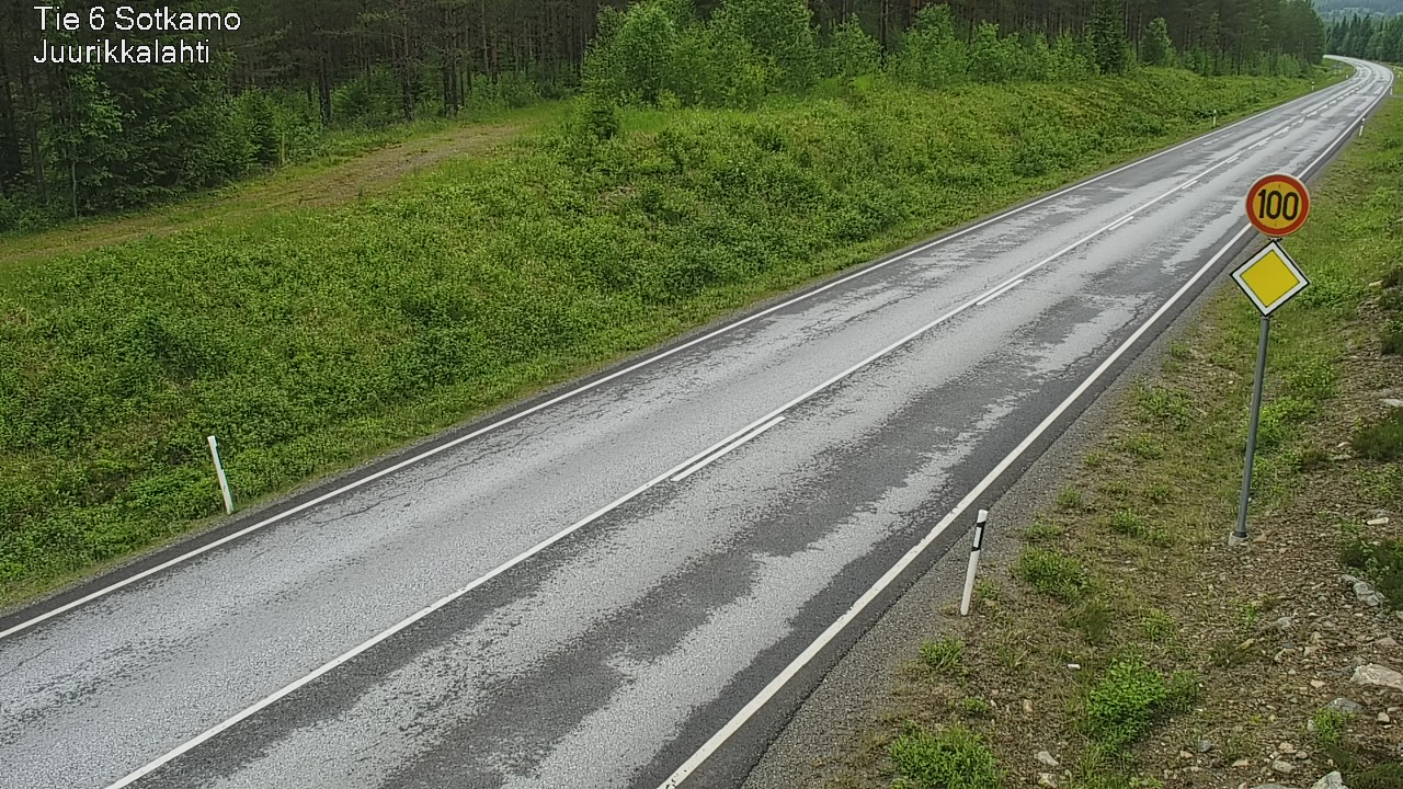 Weather Camera Image Väg 6 Sotkamo, Juurikkalahti, Sotkamo, Kainuu