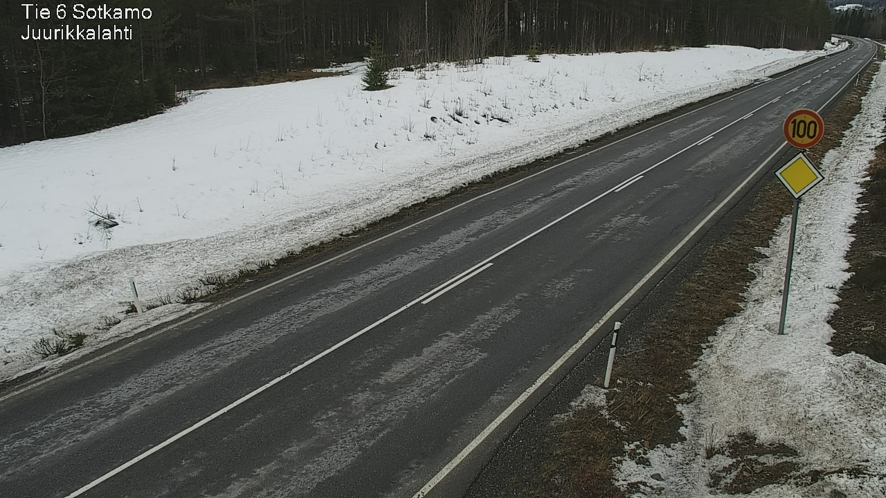 Weather Camera Image Road 6 Sotkamo, Juurikkalahti, Sotkamo, Kainuu