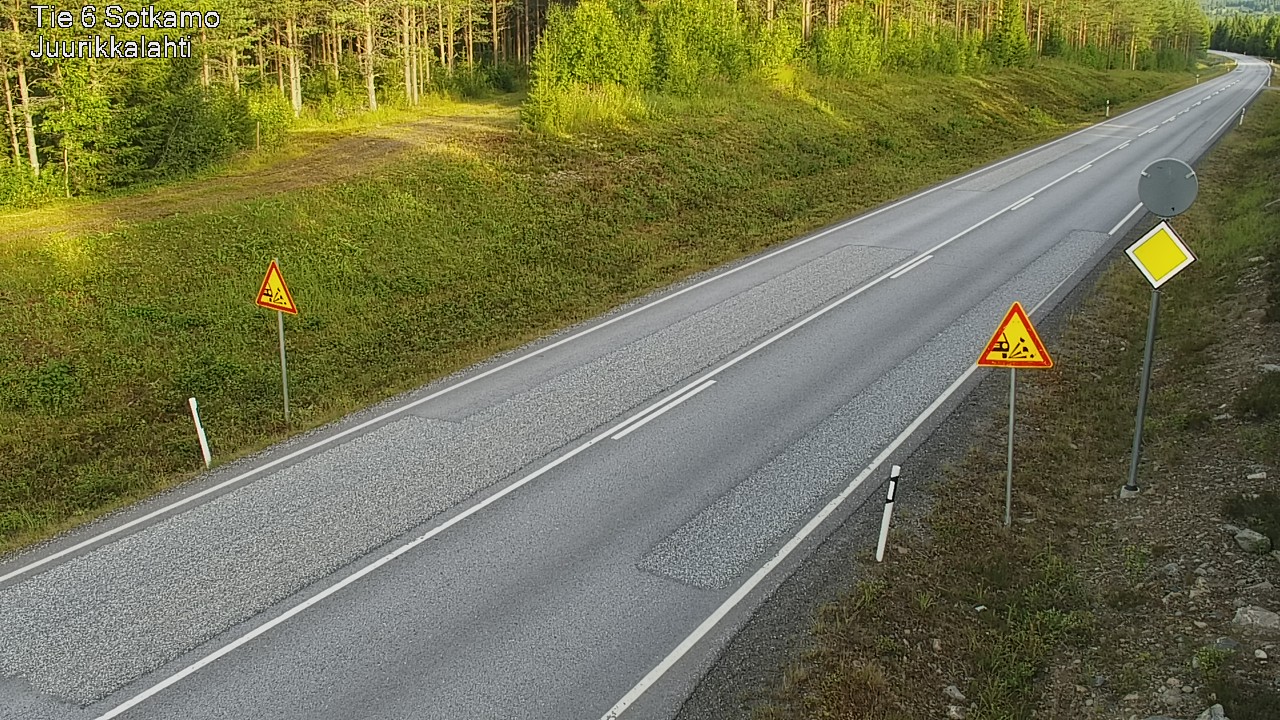 Weather Camera Image Väg 6 Sotkamo, Juurikkalahti, Sotkamo, Kainuu