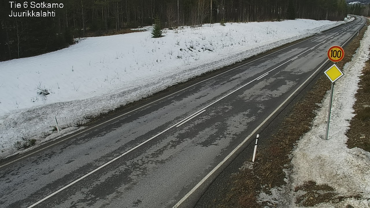 Weather Camera Image Väg 6 Sotkamo, Juurikkalahti, Sotkamo, Kainuu