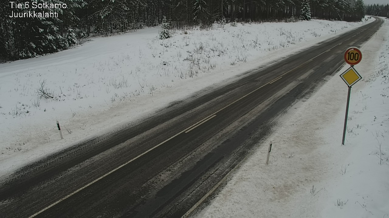 Weather Camera Image Väg 6 Sotkamo, Juurikkalahti, Sotkamo, Kainuu