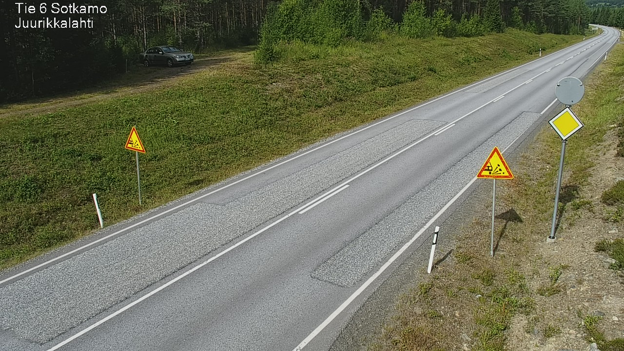 Weather Camera Image Väg 6 Sotkamo, Juurikkalahti, Sotkamo, Kainuu
