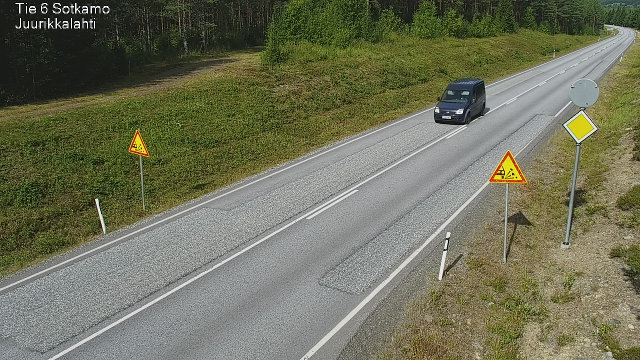 Weather Camera Image Väg 6 Sotkamo, Juurikkalahti, Sotkamo, Kainuu