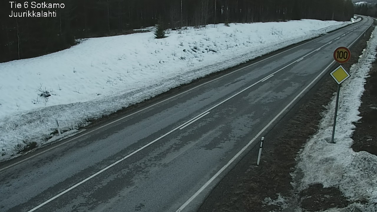 Weather Camera Image Väg 6 Sotkamo, Juurikkalahti, Sotkamo, Kainuu