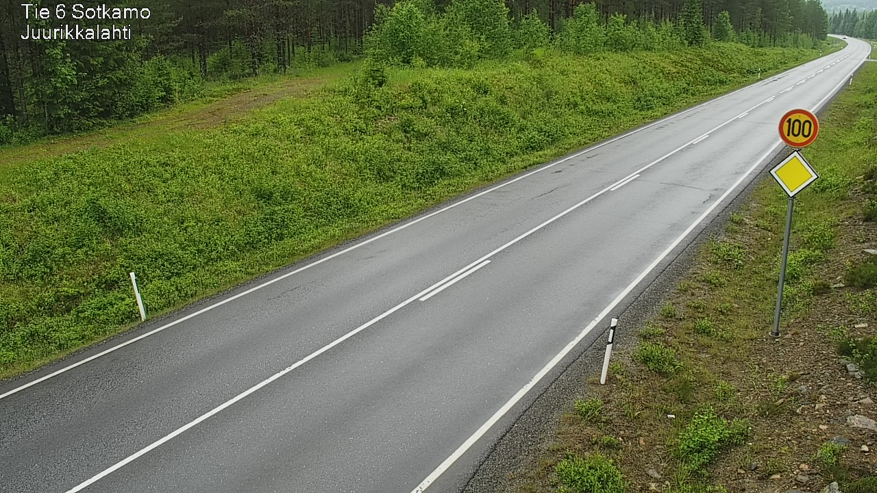 Weather Camera Image Väg 6 Sotkamo, Juurikkalahti, Sotkamo, Kainuu