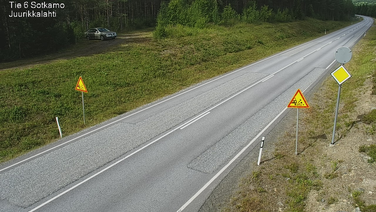 Weather Camera Image Väg 6 Sotkamo, Juurikkalahti, Sotkamo, Kainuu