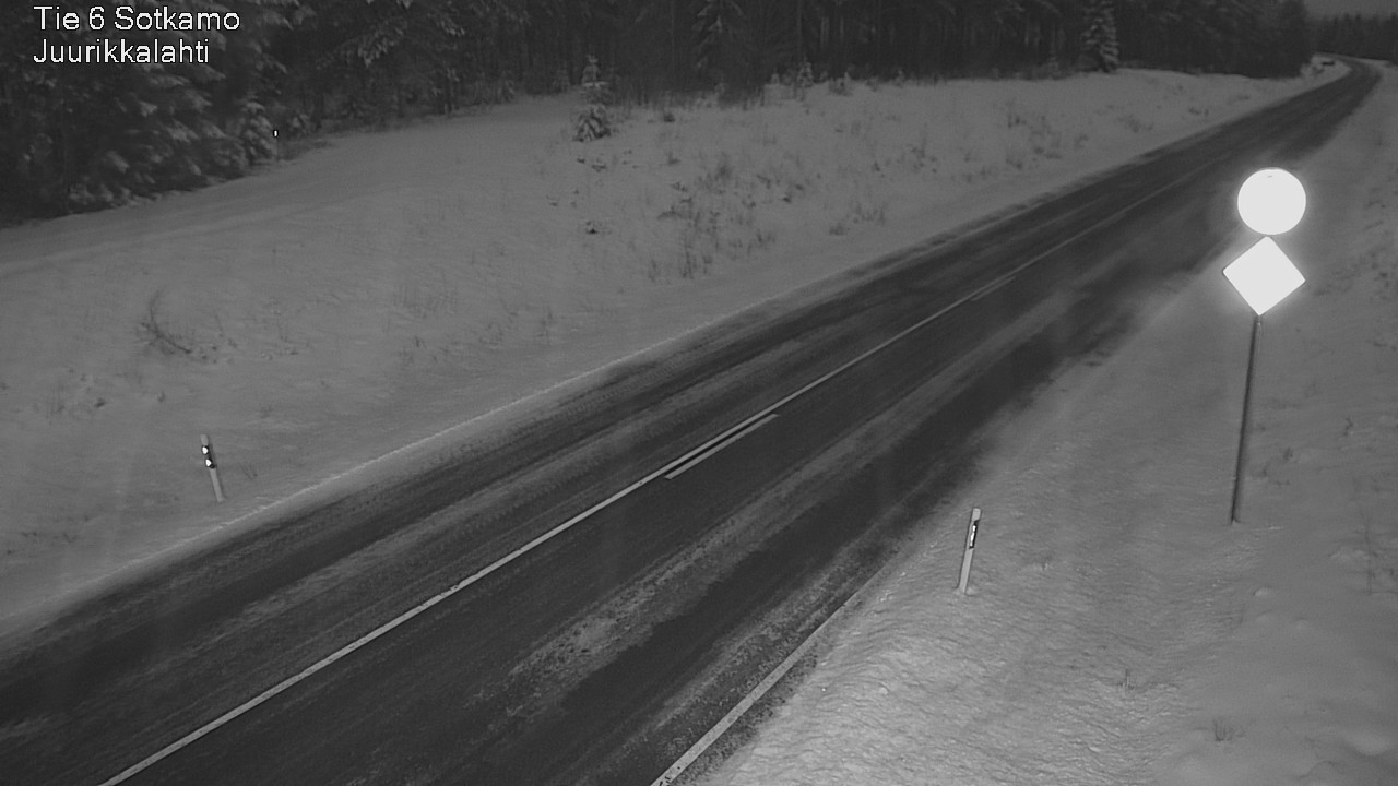 Weather Camera Image Väg 6 Sotkamo, Juurikkalahti, Sotkamo, Kainuu
