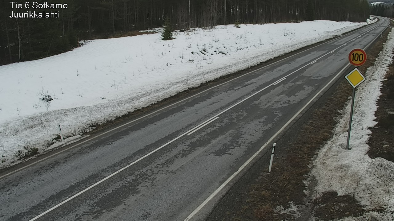 Weather Camera Image Väg 6 Sotkamo, Juurikkalahti, Sotkamo, Kainuu