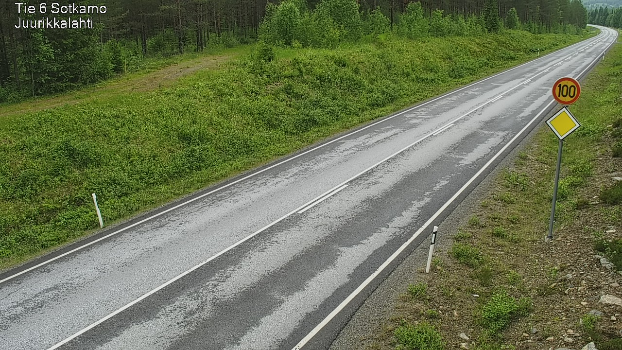 Weather Camera Image Väg 6 Sotkamo, Juurikkalahti, Sotkamo, Kainuu