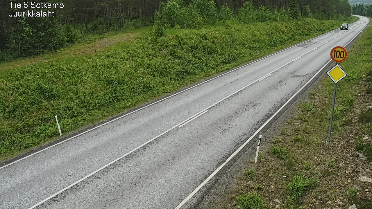 Weather Camera Image Road 6 Sotkamo, Juurikkalahti, Sotkamo, Kainuu