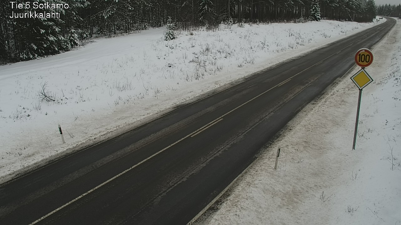 Weather Camera Image Väg 6 Sotkamo, Juurikkalahti, Sotkamo, Kainuu