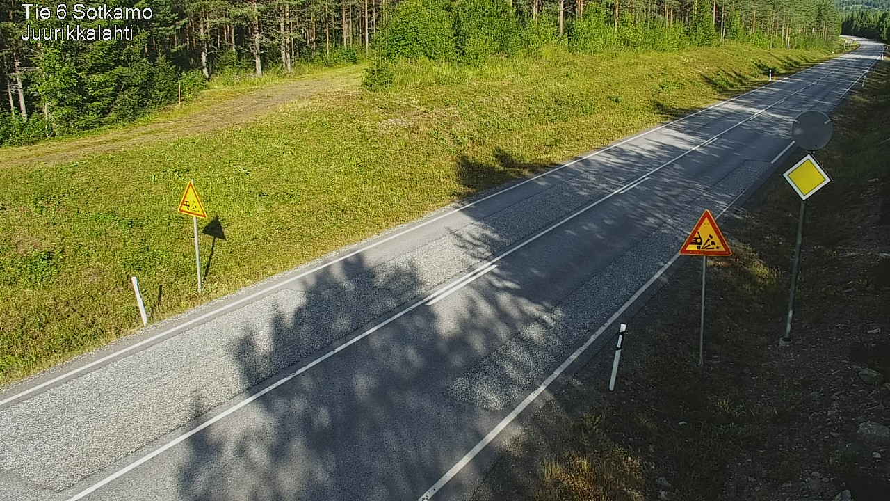 Weather Camera Image Väg 6 Sotkamo, Juurikkalahti, Sotkamo, Kainuu