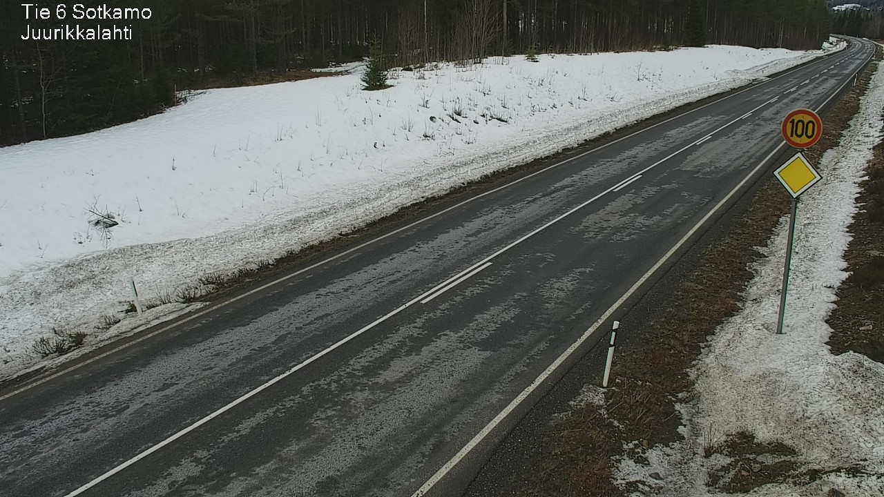 Weather Camera Image Road 6 Sotkamo, Juurikkalahti, Sotkamo, Kainuu