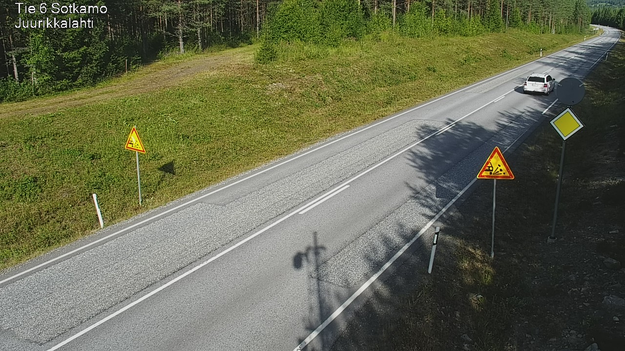Weather Camera Image Väg 6 Sotkamo, Juurikkalahti, Sotkamo, Kainuu