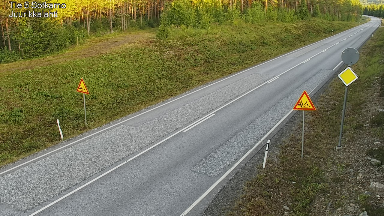 Weather Camera Image Väg 6 Sotkamo, Juurikkalahti, Sotkamo, Kainuu