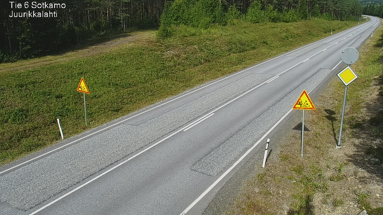 Weather Camera Image Väg 6 Sotkamo, Juurikkalahti, Sotkamo, Kainuu