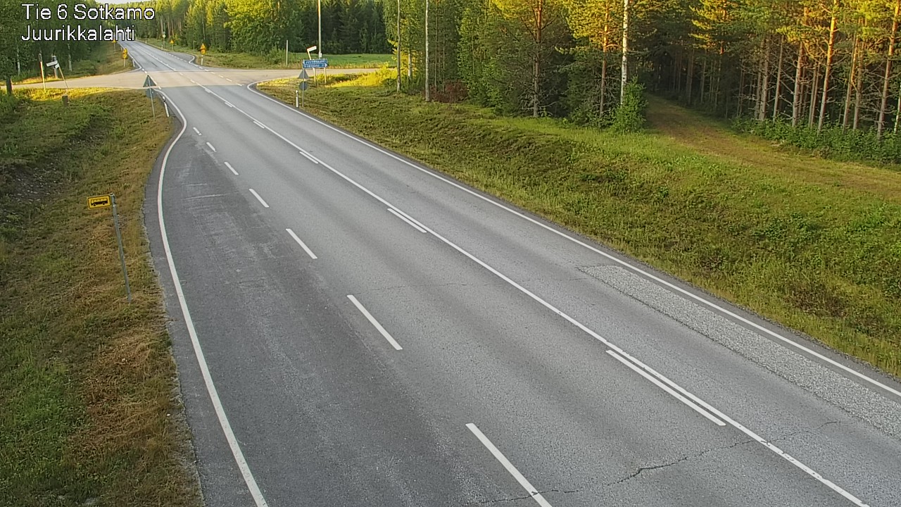 Weather Camera Image Road 6 Sotkamo, Juurikkalahti, Sotkamo, Kainuu