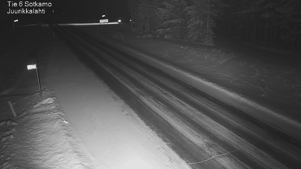 Weather Camera Image Road 6 Sotkamo, Juurikkalahti, Sotkamo, Kainuu