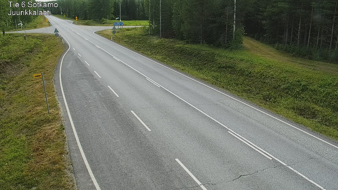 Weather Camera Image Väg 6 Sotkamo, Juurikkalahti, Sotkamo, Kainuu