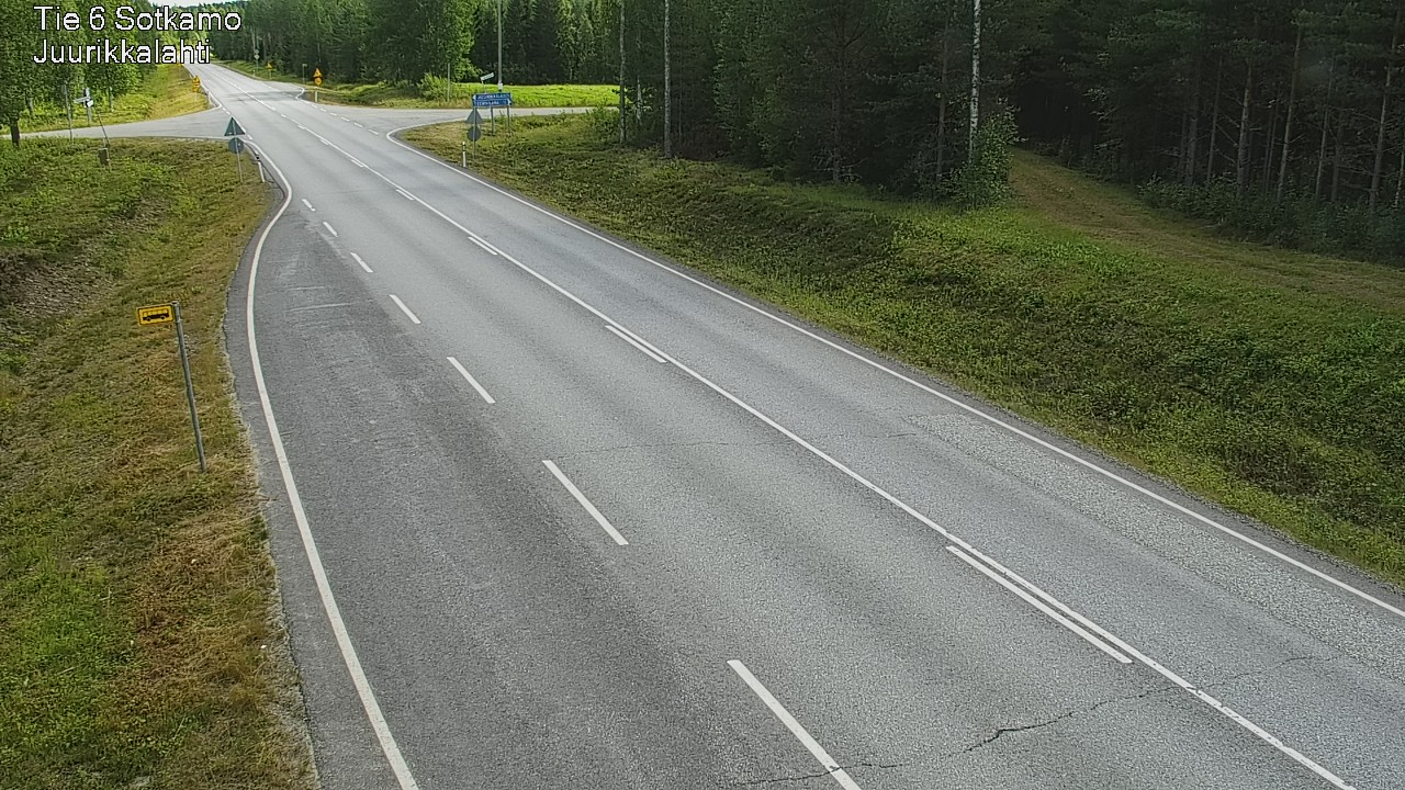 Weather Camera Image Väg 6 Sotkamo, Juurikkalahti, Sotkamo, Kainuu