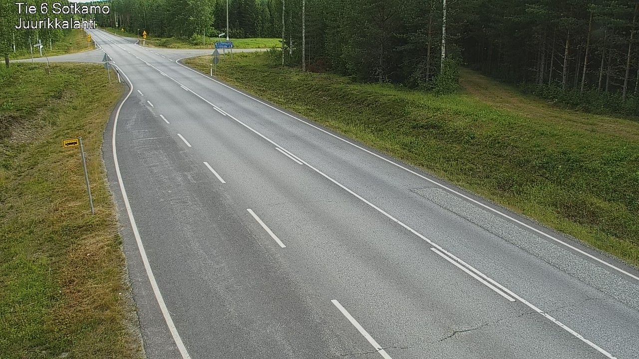 Weather Camera Image Väg 6 Sotkamo, Juurikkalahti, Sotkamo, Kainuu