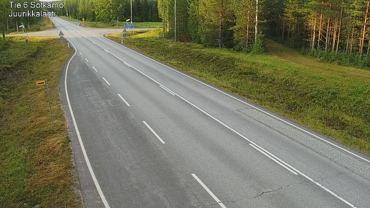 Weather Camera Image Väg 6 Sotkamo, Juurikkalahti, Sotkamo, Kainuu
