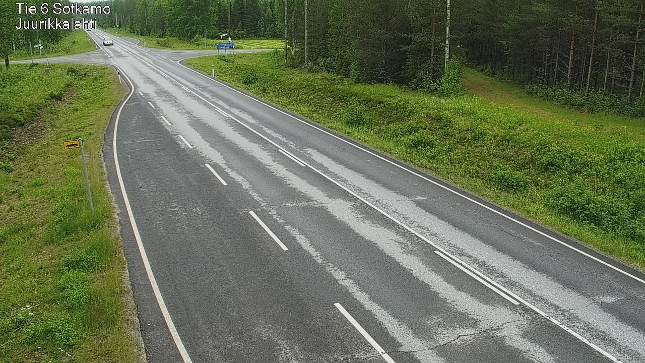 Weather Camera Image Road 6 Sotkamo, Juurikkalahti, Sotkamo, Kainuu