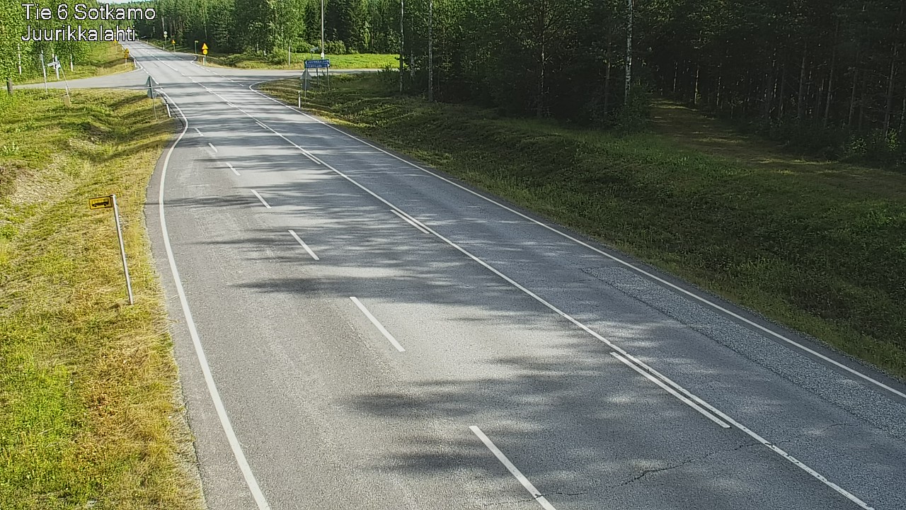 Weather Camera Image Väg 6 Sotkamo, Juurikkalahti, Sotkamo, Kainuu