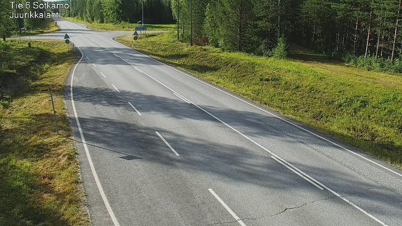 Weather Camera Image Road 6 Sotkamo, Juurikkalahti, Sotkamo, Kainuu