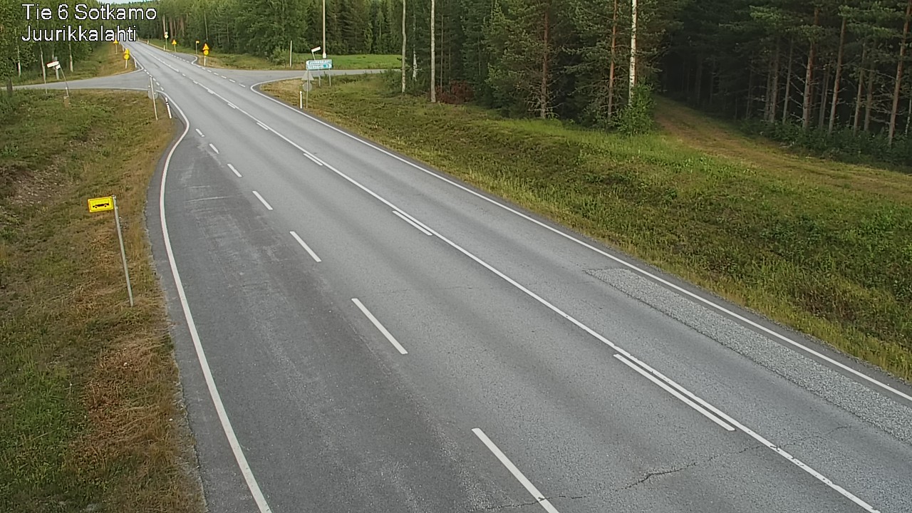 Weather Camera Image Väg 6 Sotkamo, Juurikkalahti, Sotkamo, Kainuu