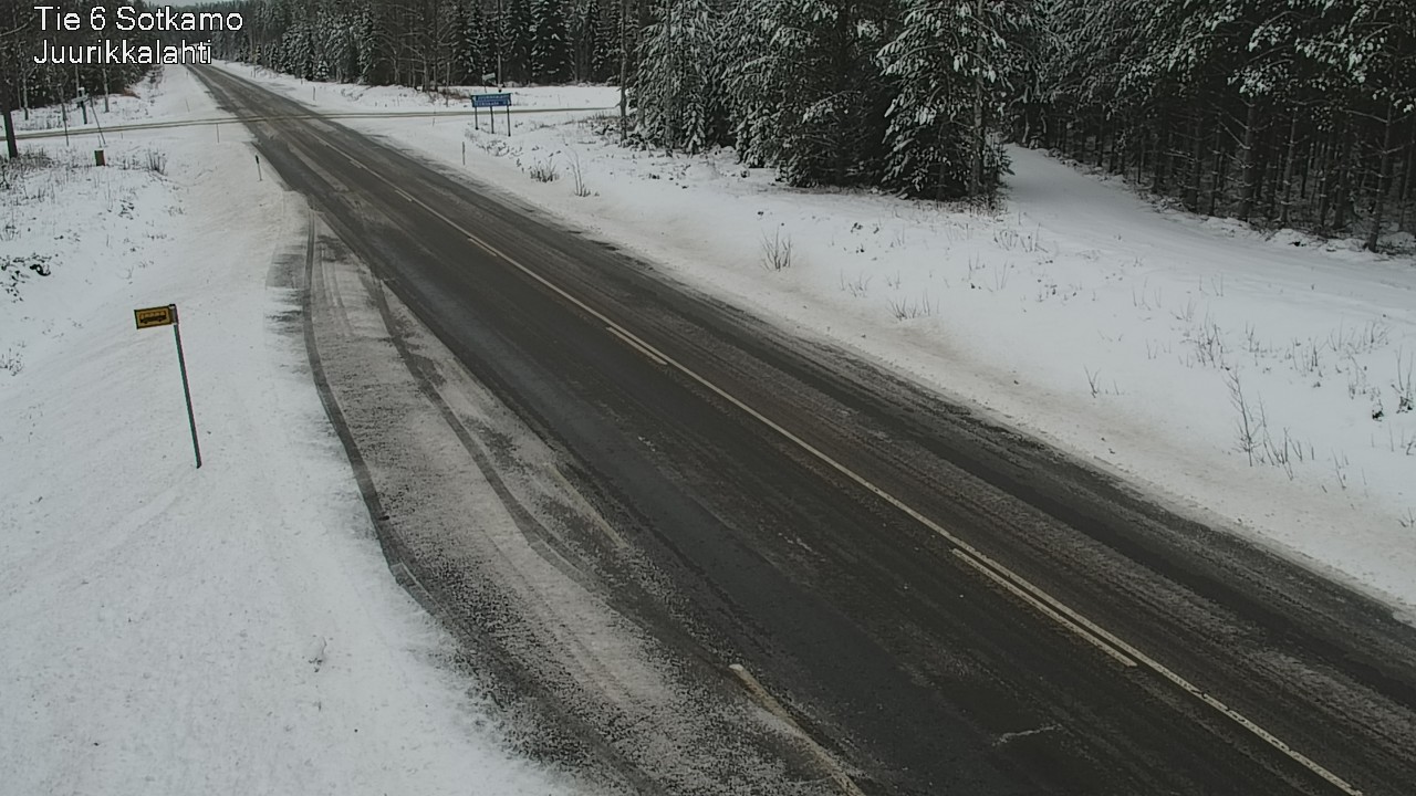 Weather Camera Image Väg 6 Sotkamo, Juurikkalahti, Sotkamo, Kainuu