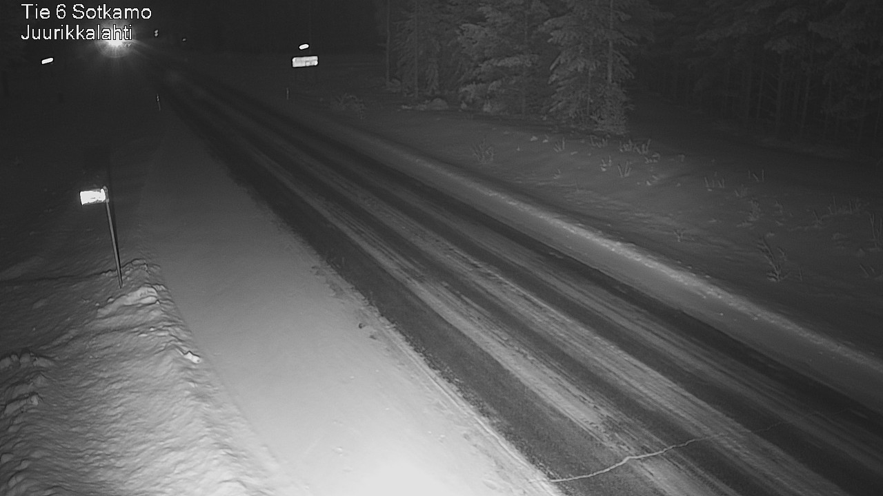 Weather Camera Image Road 6 Sotkamo, Juurikkalahti, Sotkamo, Kainuu