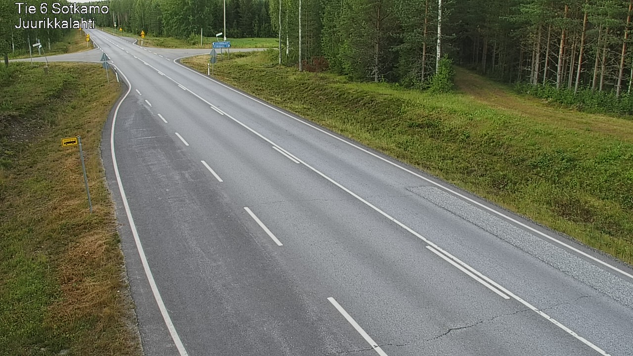 Weather Camera Image Väg 6 Sotkamo, Juurikkalahti, Sotkamo, Kainuu