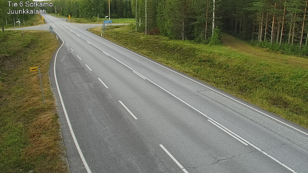 Weather Camera Image Väg 6 Sotkamo, Juurikkalahti, Sotkamo, Kainuu