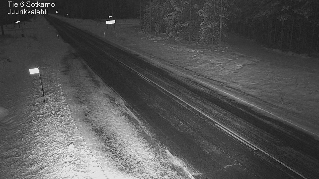 Weather Camera Image Väg 6 Sotkamo, Juurikkalahti, Sotkamo, Kainuu