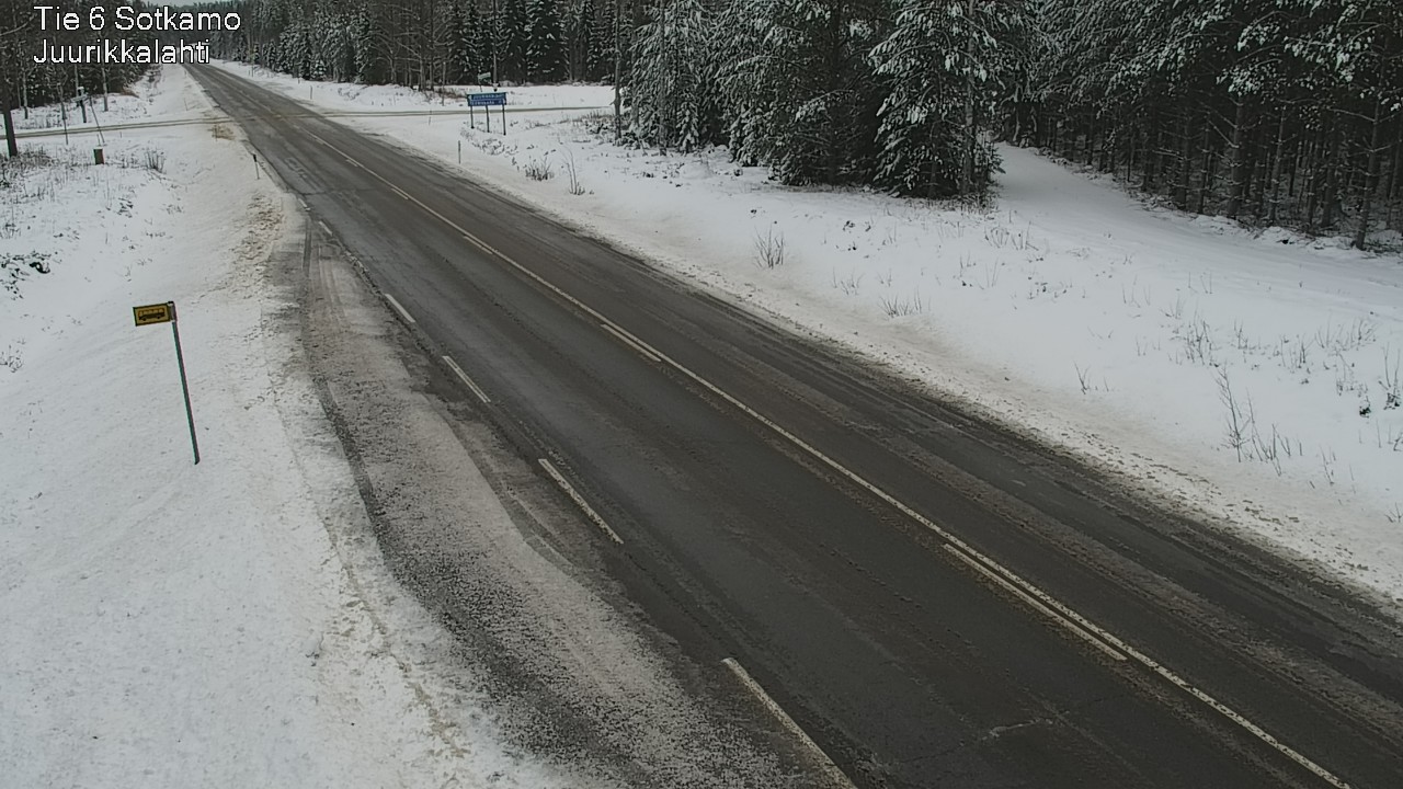 Weather Camera Image Väg 6 Sotkamo, Juurikkalahti, Sotkamo, Kainuu