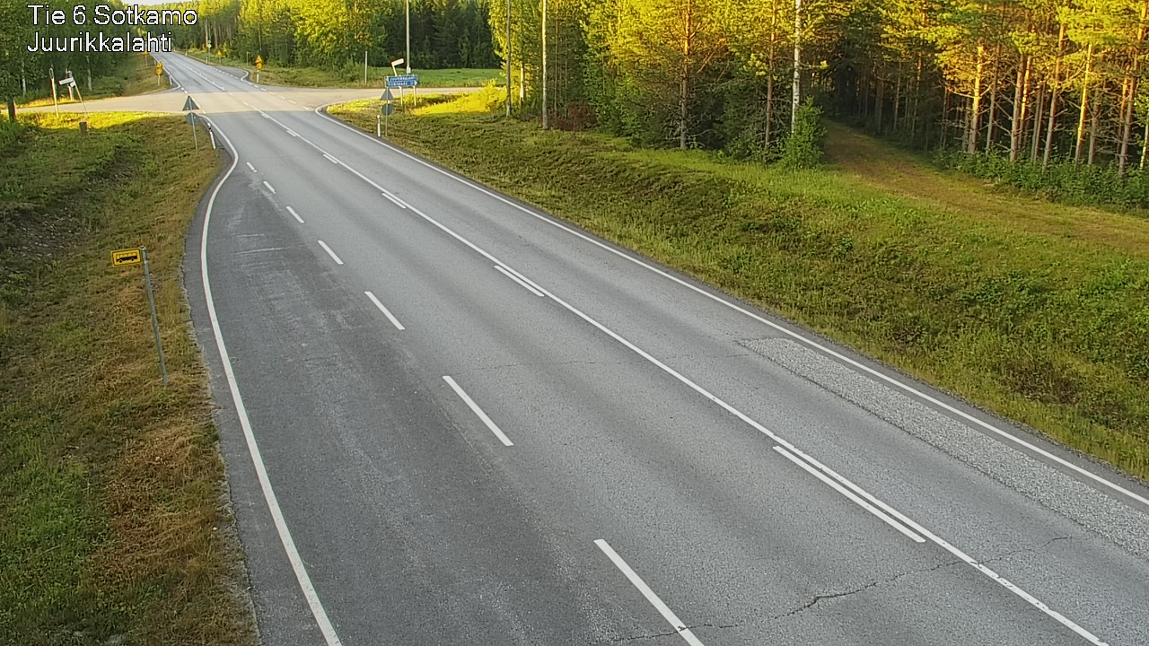 Weather Camera Image Väg 6 Sotkamo, Juurikkalahti, Sotkamo, Kainuu