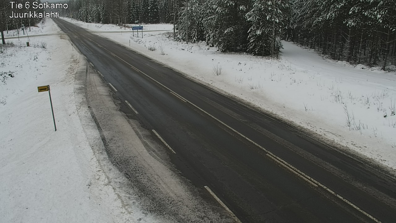 Weather Camera Image Väg 6 Sotkamo, Juurikkalahti, Sotkamo, Kainuu