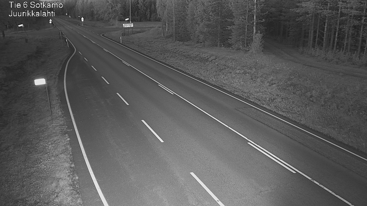 Weather Camera Image Väg 6 Sotkamo, Juurikkalahti, Sotkamo, Kainuu