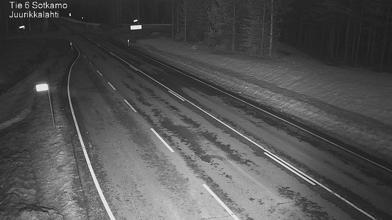 Weather Camera Image Road 6 Sotkamo, Juurikkalahti, Sotkamo, Kainuu