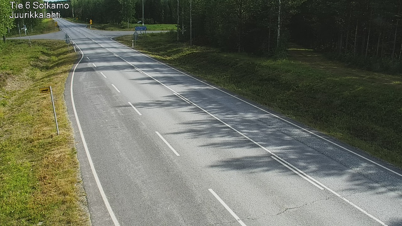 Weather Camera Image Väg 6 Sotkamo, Juurikkalahti, Sotkamo, Kainuu