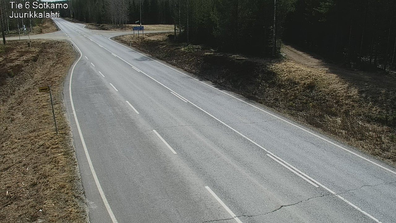Weather Camera Image Road 6 Sotkamo, Juurikkalahti, Sotkamo, Kainuu